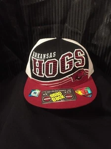 Top of the World Snap Back  Hat - Arkansas Hogs Razorbacks NCAA NWOT - Picture 1 of 5