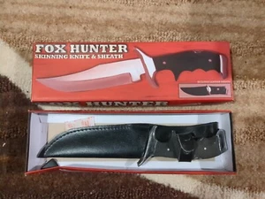 Fox Hunter Skinning Knife & Sheath 5.25" Blade, Overall 10" Handcrafted New - Picture 1 of 2