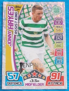 MATCH ATTAX SPFL 2017/2018 JONNY HAYES ASSIST KING #308 - Picture 1 of 1