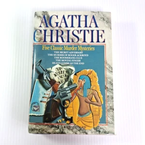 Vtg 1985 Agatha Christie Five Classic Murder Mysteries HCDJ Unmarked VERY GOOD - Bild 1 von 17