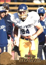 1996 Pacific Football Card #367 Brian Roche Rookie