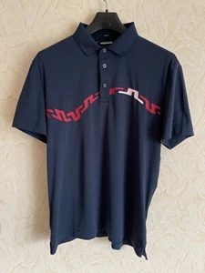 NEU J. Lindeberg Herren Peter Slim Fit Golf Polo GMJT06858 6855 Navy Größe M - Bild 1 von 5