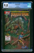 JURASSIC PARK #1 (1993) CGC 9.8 TOPPS COMICS 2nd PRINT VARIANT WHITE PAGES NM/MT