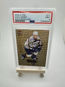 Fleer Ultra Gold Medallion Shea Weber Rookie RC PSA 9 2006-07 - Imagen 1 de 6
