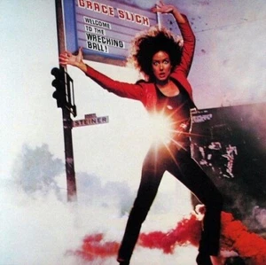 GRACE SLICK Welcome To The Wrecking Ball Vinyl Record Album LP RCA 1981 1st Rock - Picture 1 of 6