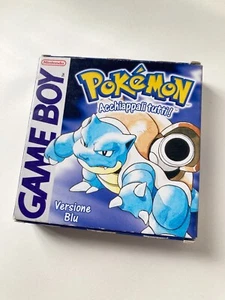 Pokemon Blu versión italiana original en caja + cartucho Pokemon oro solamente - Imagen 1 de 11