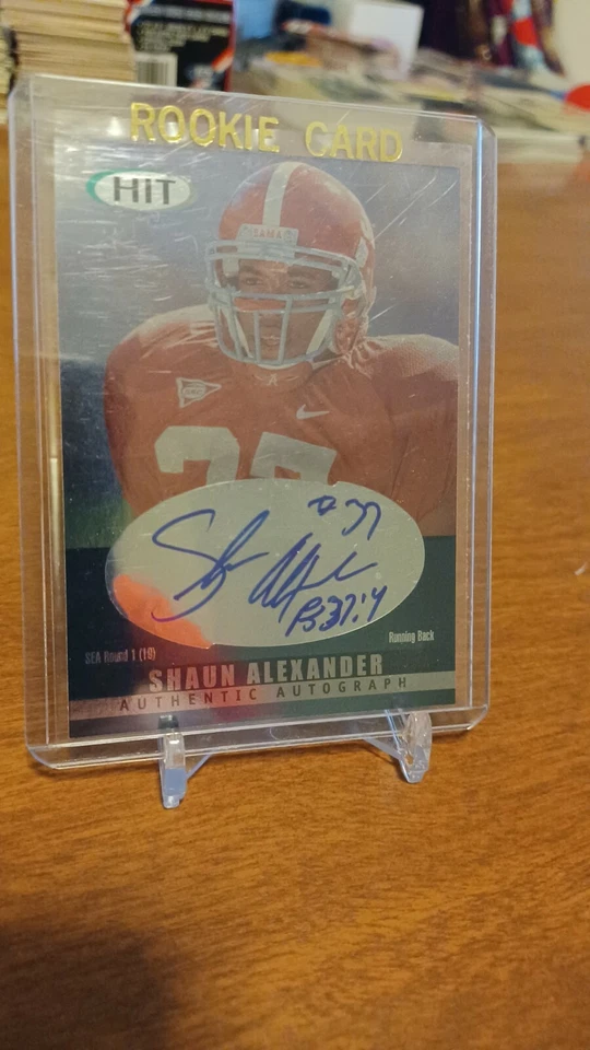 2000 SAGE HIT SHAWN ALEXANDER AUTO ROOKIE CARD MINT - Image 1 of 3