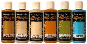 Stamperia Allegro Acrylic Fortune, 60 ml, 6 piezas, pintura, modelismo - Imagen 1 de 1