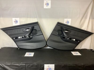 2006-2008 BMW 330 Xi REAR LEFT DRIVER / Rear Right DOOR PANELS Black - Изображение 1 из 4