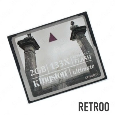 Kingston Ultimate CompactFlash 2GB CF Type-I Memory Card Digital Camera CF2GBUFE - Image 1 of 2