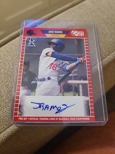 2021 Pro Set Baseball Auto Red #PS-JR1 Jose Ramos