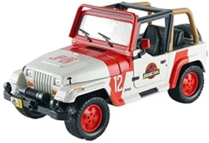 Modellino auto pressofuso Jada 1992 Jeep Wrangler Jurassic World Movie 1/24 - Foto 1 di 9