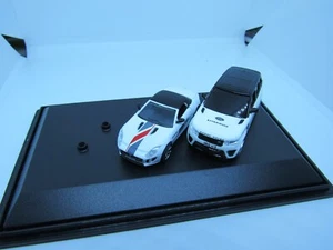 Jaguar F-Type und Range Rover Sport weiß 2 Auto Set 1:76 Maßstab Oxford LEDC195MXA - Bild 1 von 5