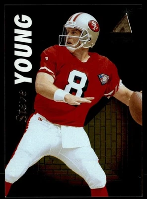 1995 Pinnacle Zenith Steve Young San Francisco 49ers #Z94 - Image 1 of 2