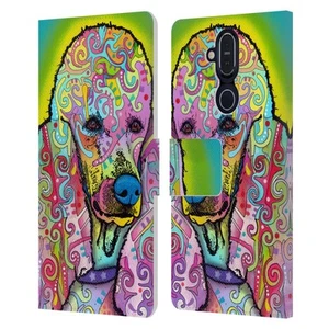 OFFICIAL DEAN RUSSO DOGS 3 LEATHER BOOK WALLET CASE FOR MICROSOFT NOKIA PHONES - Picture 1 of 18