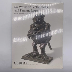 Sothebys Six Works By Pablo Picasso And Fernand Leger Auction Catalog 1995 - Picture 1 of 4