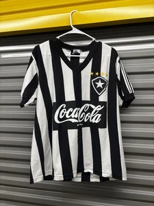 Rare Botafogo 1989/90 Home Football Shirt Soccer Jersey Coca cola sz L Men Vntg - Picture 1 of 5