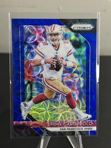 2018 Panini Prizm Blue Scope Prizm /99 Jimmy Garoppolo #25 - Bild 1 von 2