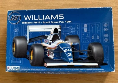 Fujimi 1/20 scale Williams FW16 Renault Brazil GP 1994 Model Kit Senna F1 jp - Image 1 of 4