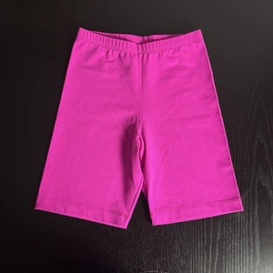 Vintage 80s/90s DANSKIN Womens S Bright Pink Bike Shorts Nylon/Spandex Knit - Picture 1 of 4