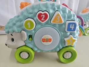 Fisher-Price Linkimals Happy Shapes Hedgehog Musical Baby Toy Activity Center - Picture 1 of 9