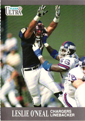 1991 Fleer Ultra - Leslie O'Neal #126 - Chargers - Image 1 of 2