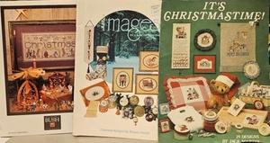 Lot 3 Christmas cross stitch Joyful Christmas Time, Images of a Christmas Memory - Picture 1 of 1