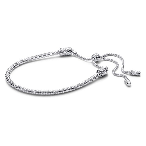 PANDORA Pandora Moments Studded Chain Slider Bracelet