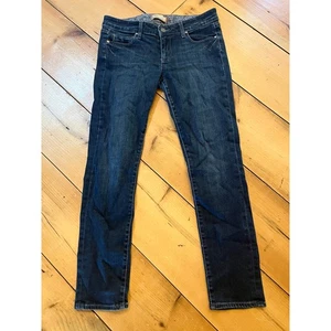Paige Denim Skyline Ankle Peg Jeans - Dark Wash - Size 27 - Picture 1 of 8