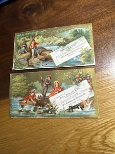 2-Rhea, Smalley & Co Trade Card-Farm Machinery-Peoria, IL.  U375 - Picture 1 of 2