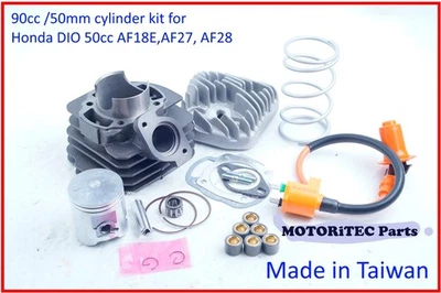 90cc big bore kit 50mm cylinder  fits Honda DIO 50 AF18E SYM DD50 Jolie 50 @TW - Image 1 of 4