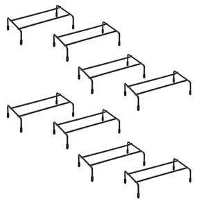 Comolife Planter Base 4 Set Set of 8 Rectangular Flower Stand Flower Rack F 897 - Picture 1 of 6