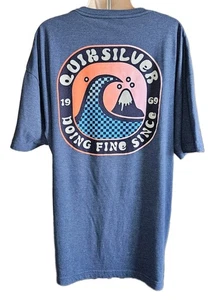 Quiksilver Men's T-Shirt Doing Fine Since 1969 Retro Graphic Tee Size XXL  - Picture 1 of 11