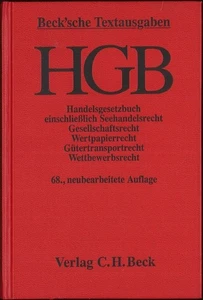Handelsgesetzbuch einschliesslich Seehandelsrecht Gesellschaftsrecht Wertpapierr - Imagen 1 de 1