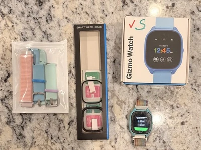 Gizmo Watch 3 QTAX57M Smartwatch for Kids, Blue, Verizon Used w/ box *read desc* - Image 1 of 2