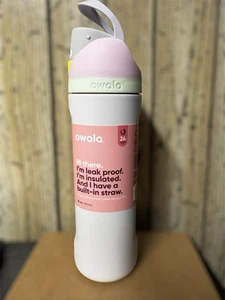 Botella de agua de acero inoxidable Owala FreeSip 24 oz recubierta de caramelo - TOTALMENTE NUEVA - Imagen 1 de 5
