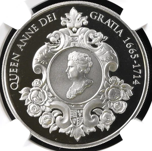 2014 £5 Queen Anne 300th Anniversary NGC PF69 Ultra Cameo Great Britain - Picture 1 of 3