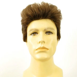 Perruque homme 100% cheveux naturel châtain clair ref ALBERT 8 - Imagen 1 de 8