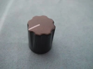 1p  Black Effects Pedal Vintage Stomp Box Volume  Rotary Pointer Knob BE2 - Picture 1 of 3