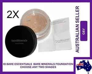 BareMinerals Original SPF15 Bare Minerals Escentuals Loose Powder CHOOSE ANY TWO - Picture 1 of 20