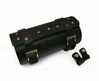 Fits Royal Enfield Black Studded Leatherite Tool Bag Roll GEc