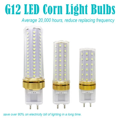G12 LED Corn Light Bulbs Colourful Bulb 10W to 20W Cool Warm White 110V 130V - Image 1 of 4