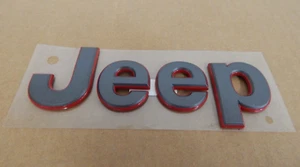 Nuevo OEM 2017-2022 Jeep Grand Cherokee Trailhawk capó placa de identificación emblema letras - Imagen 1 de 4