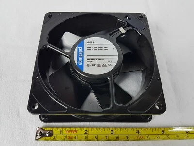 Papst Typ 4606Z Fan - 12x12cm - 115VAC 50Hz 230mA 19W / 60Hz 210mA 18W - Unused - Image 1 of 4
