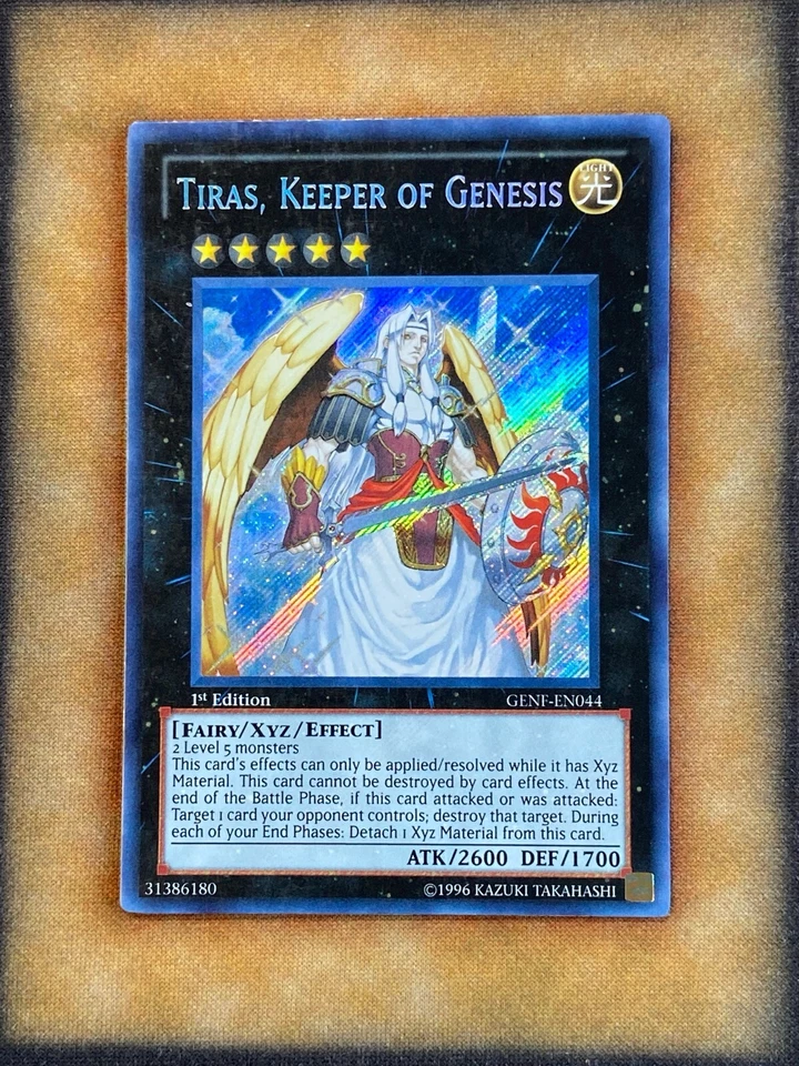 Yugioh Tiras, Keeper Of Genesis GENF-EN044 Secret Rare 1st Ed NM - Image 1 of 1