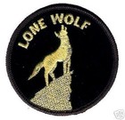 CAFÉ RACER ROCKERS FOREVER HOG BIKER STURGIS RALLY iron-on LONE WOLF 3" PATCH