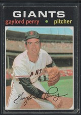 1971 Topps #140 Gaylord Perry San Francisco Giants in VG Condition