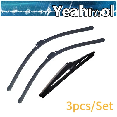 Yeahmol 26"22"12"Front Rear Wiper Blade Fit for 2019-17 Mercedes-Benz GLS63 AMG - Image 1 of 4