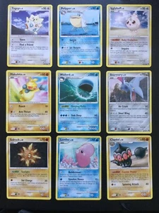 Paquete de 9 cartas antiguas de Pokémon Diamante y Perla Grandes Encuentros 2008 TCG MP - Imagen 1 de 5