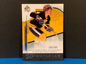2008-09 Upper Deck SP Authentic Notables Bobby Orr 260/999 #105 - Imagen 1 de 3